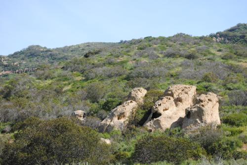Three Sisters Rock at Shady Canyon in Irvine