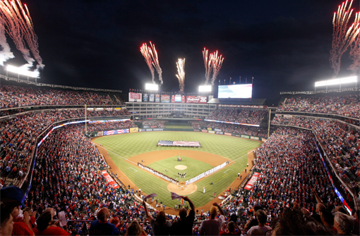 Texas Rangers Fireworks