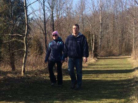 Sodalis Nature Park in Plainfield provides one of many winter hiking options in Hendricks County.