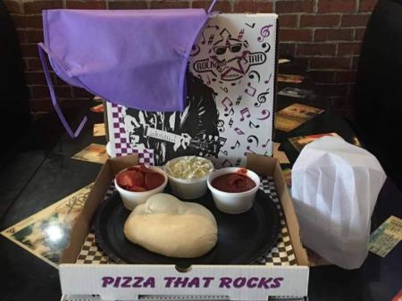 Rock Star Pizza take and make pizza kit (Photo courtesy of Rock Star Pizza's Facebook page)