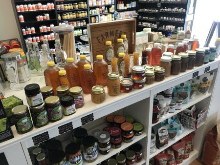 The Real food shoppe, all natural, honey