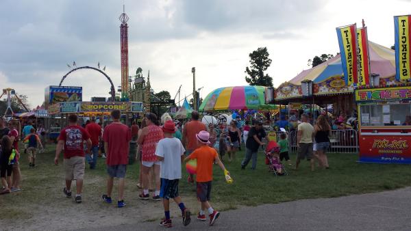 The Midway at the Morgan County Fair