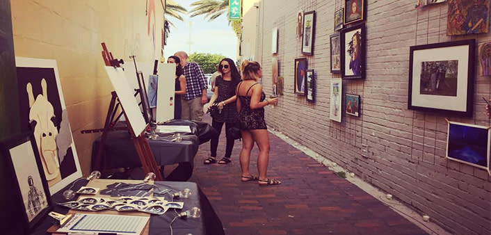 Art in the Alley Daytona Beach Murals