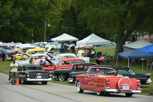 Tri-Five car show
