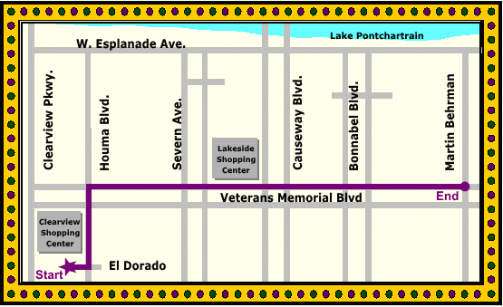 Little Rascals Parade map