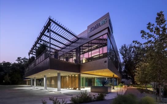 KMFA's new studio space on Austin's east side.
