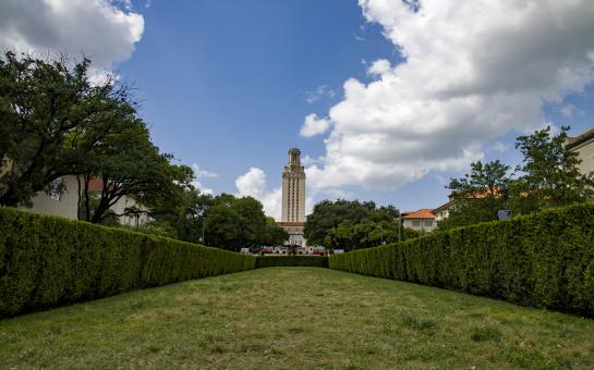 AO Tours Austin Passing UT Campus and UT Tower