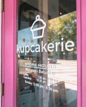Kupcakerie's front door