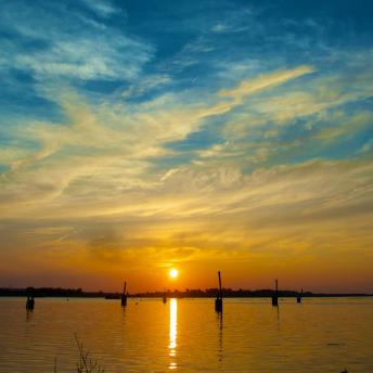 Sunset at Onondaga Lake Park