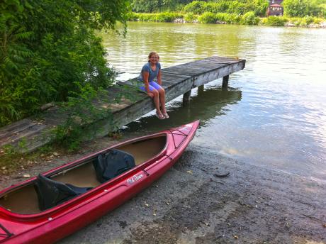 Paddling on the Erie Canal