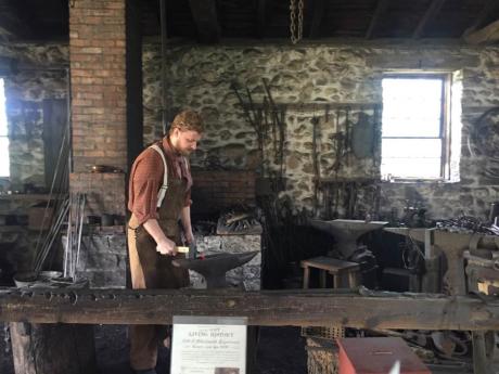 Blacksmith at Genesee Country Village & Museum