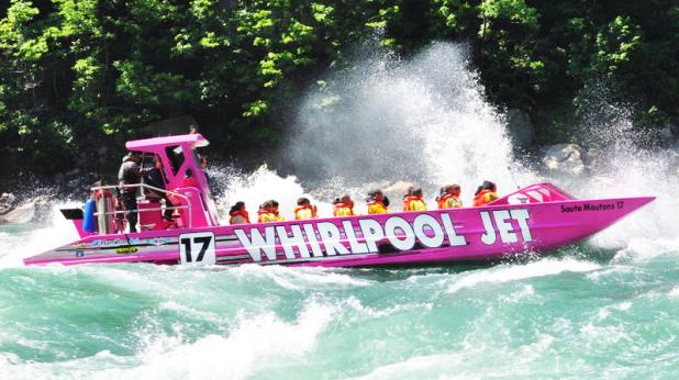 Whirlpool Jet Boat Rides in action