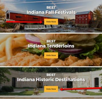 Visit Indiana's Best of Fall 2017