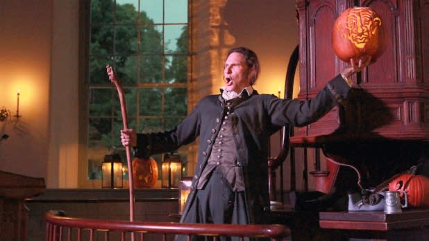 Legend of Washington Irving Performer at Old Dutch Church of Sleepy Hollow