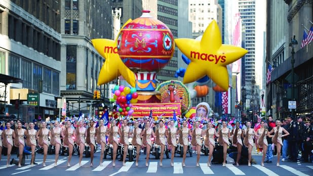 Dancer's at the Macy’s Thanksgiving Day Parade 