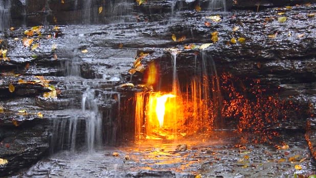 Eternal flame at chestnut ridge_Bob Lennartz