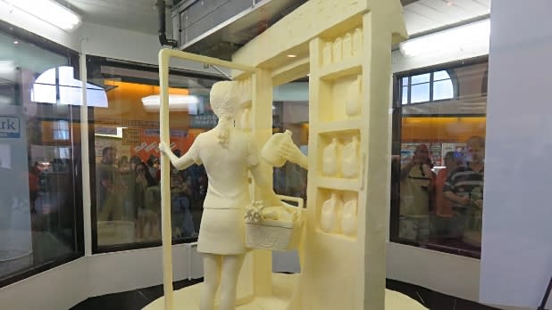 State Fair Butter Sculpture