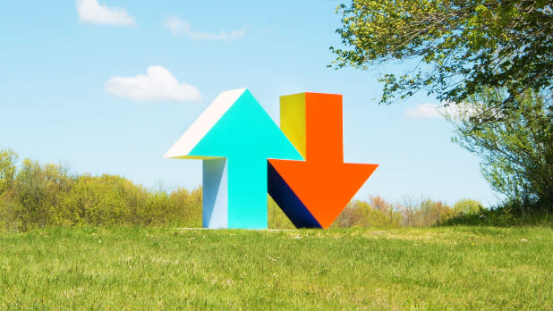 Arrows Sculpture by Tony Tasset at Art Omi