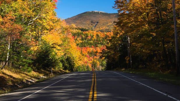 View of Cascade Mountain from Route 73 (High Peaks Byway)