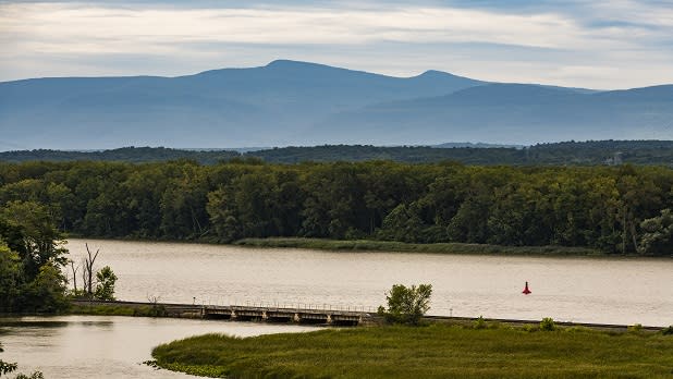 View of the Hudson River from Greenport Conservation Area