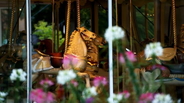 Congress Park Carousel in Saratoga Springs, Saratoga County, Capital-Saratoga Region