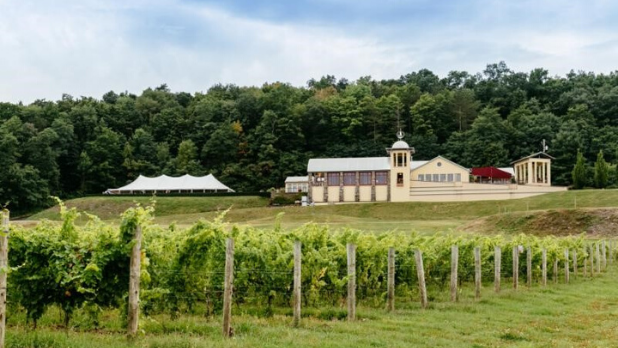 A photo of the exterior of Heron Hill Winery