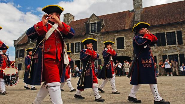 French & Indian War reenactment at Fort Ticonderoga 1667