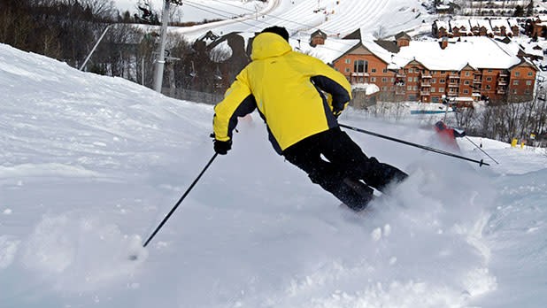 Skier at Hunter Mountain