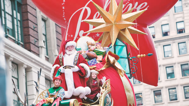 Santa at Macys Parade