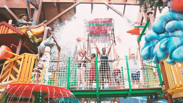 Kids Playing at Great Escape Indoor Waterpark