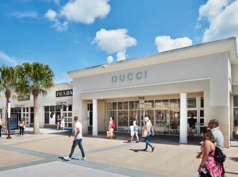 Hoje visitamos a única Gucci Outlet de Orlando, localizada no Vineland