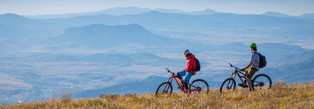 Mountain biking in Steamboat Springs, CO