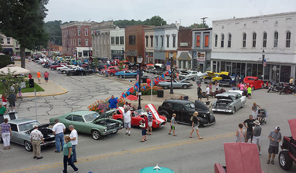 The Artie Fest Car Show always draws a wide range of cars and trucks. 