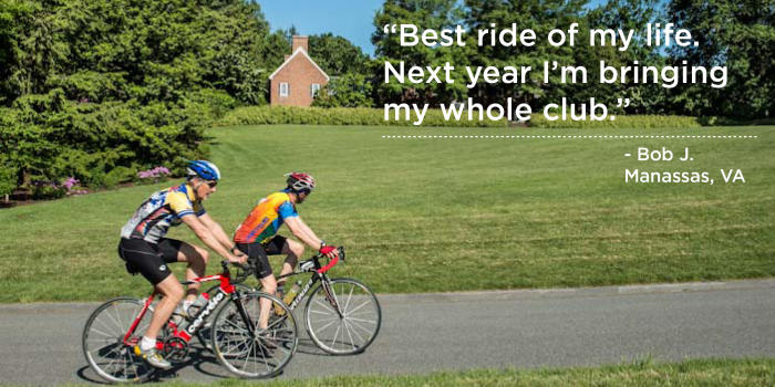 Gran Fondo Image with Quote