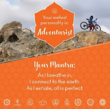 Adventurist wellness mantra