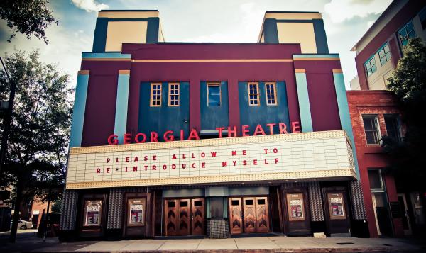 The exterior of the Georgia Theatre