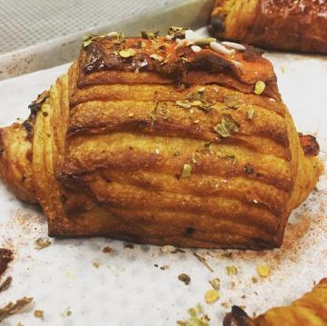 Burque Bakehouse Green Chile Croissant