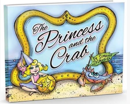 The Princess and the Crab St Simons Island, GA Book Cover 