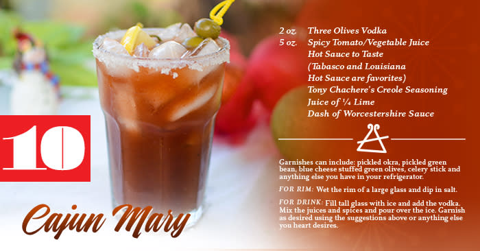 Cajun Mary Recipe