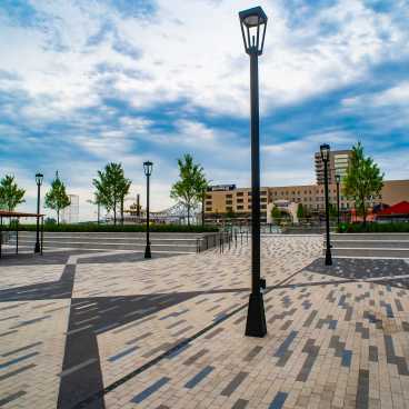 Stroll through Spanish Plaza