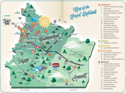 Pour Tour Map