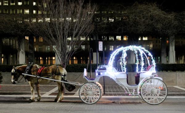 Elegant Carriages downtown Cincinnati