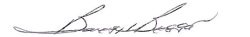 Barry Biggar signature
