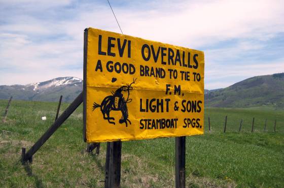 F.M. Light Levi Sign