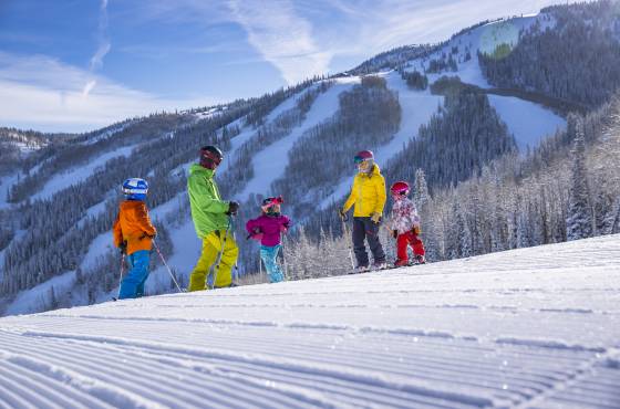 Skiing at Steamboat Resort