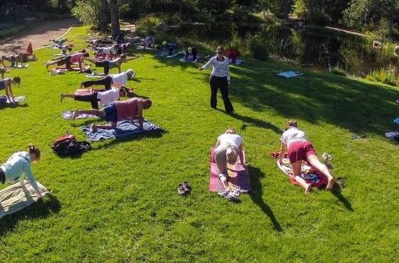 Get Wallpaper Yoga On The Green Recreation Sports Steamboat Springs Co Free