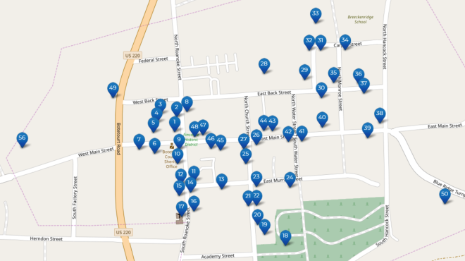 Historic Fincastle Walking Tour