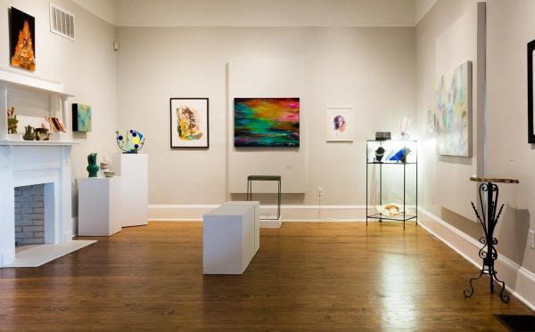 Spruill Gallery Interior with Art
