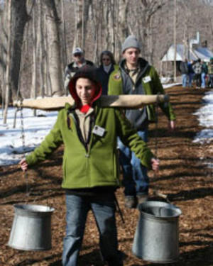 Volunteers at Maple Sugar Time Volunteers at Maple Sugar Time