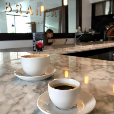 Coffee at Branca Restaurant in Rochester, NY